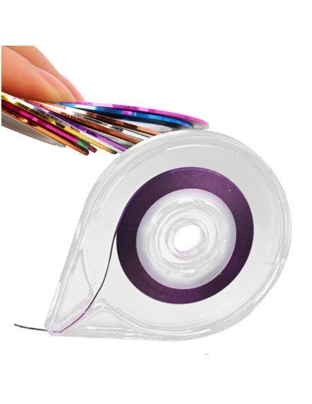 Dispensador de Cintas Adhesivas Nail Art decoración de uñas