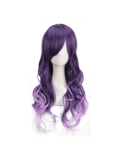 Peluca Bicolor Harajuku de kanekalon Cosplay de 70 y 80 cm de largo ideal para Halloween Peluca Bicolor Harajuku de kanekalon Cosplay de 70 y 80 cm de largo ideal para Halloween