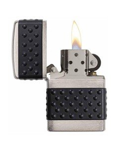 Encendedor Zippo Classics Vintage Street Chrome - Plateado 2