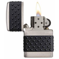 Encendedor Zippo Classics Vintage Street Chrome - Plateado