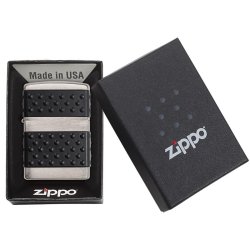Encendedor Zippo Classics Vintage Street Chrome - Plateado