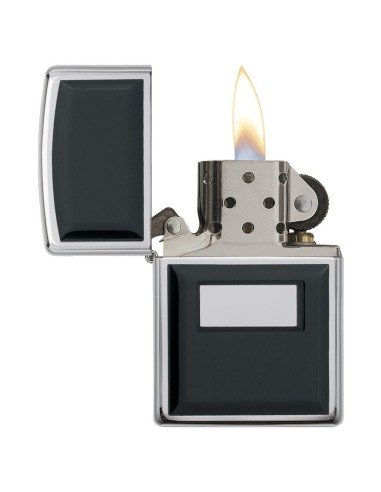 Encendedor Zippo Classics Vintage Street Chrome - Plateado