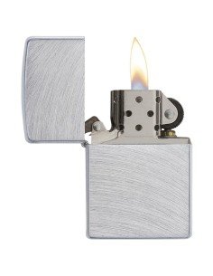 Encendedor Zippo Classics Vintage Street Chrome - Plateado 2