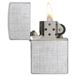 Encendedor Zippo Classics Vintage Street Chrome - Plateado