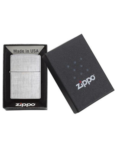 Encendedor Zippo Classics Vintage Street Chrome - Plateado