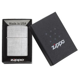 Encendedor Zippo Classics Vintage Street Chrome - Plateado