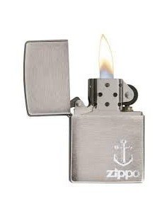 Encendedor Zippo Stamp Anchor Chrome Ancla 29531- Plateado 2