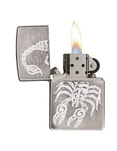 Encendedor Zippo Stamp Scorpion Lighter 29541 - Plateado 2