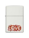 Encendedor Zippo Stamp Peace Love paz amor 29542 - Blanco
