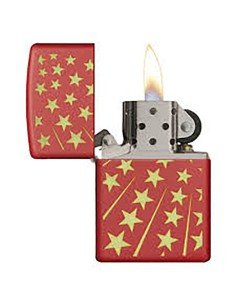 Encendedor Zippo Stamp Red Stars 29548 - Rojo Amarillo 2