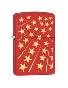Encendedor Zippo Stamp Red Stars 29548 - Rojo Amarillo