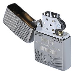 Encendedor Zippo Texture HD Harley Davidson Armor 29165 Black Ice - Negro