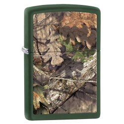 Encendedor Zippo Stamp Mossy Oak Break-up Camo 29129 Matte Green - Verde