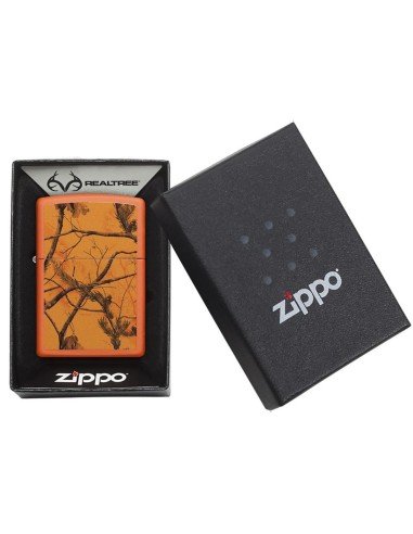 Encendedor Zippo Stamp Realtree AP Blaze Pocket 29130 Matte Orange - Naranja