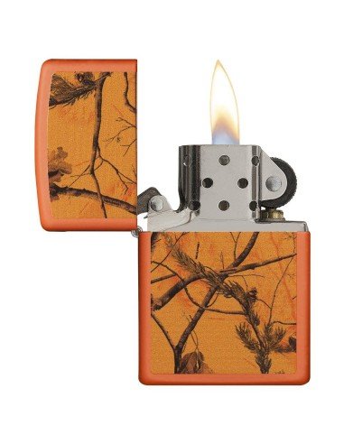Encendedor Zippo Stamp Realtree AP Blaze Pocket 29130 Matte Orange - Naranja