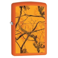Encendedor Zippo Stamp Realtree AP Blaze Pocket 29130 Matte Orange - Naranja