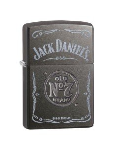 Encendedor Zippo Stamp Jack Daniel's No 7 Pocket Lighter 29150 Gray Dusk - Gris
