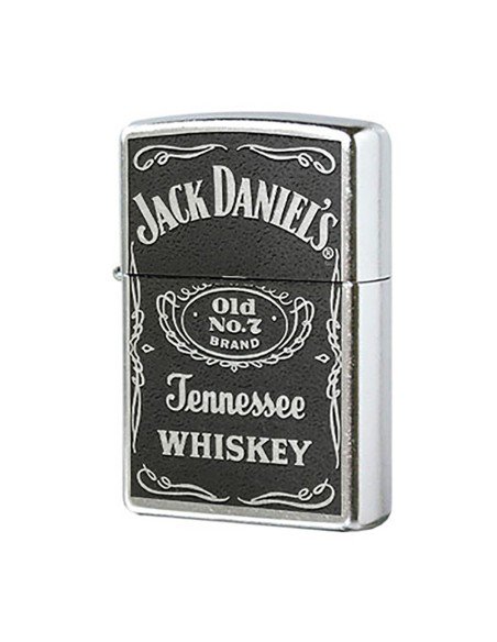 Encendedor Zippo Stamp Black Jack Daniel'S Logo Tennessee Whiskey 24779 - Negro