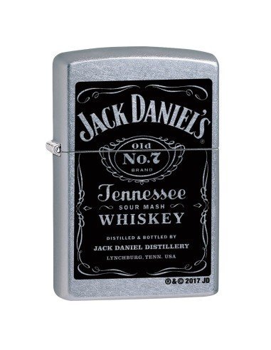 Encendedor Zippo Stamp Black Jack Daniel'S Logo Tennessee Whiskey 24779 - Negro