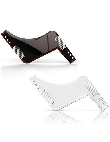 Peine Barba Molde Guía Plantilla Modelado Forma Afeitado Todo-en-uno