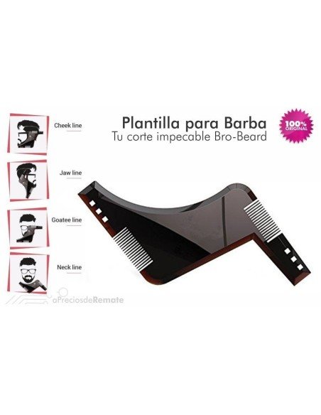 Peine Barba Molde Guía Plantilla Modelado Forma Afeitado Todo-en-uno Peine Barba Molde Guía Plantilla Modelado Forma Afeitado Todo-en-uno