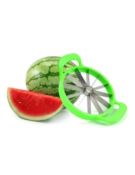 Sandía Slicer Cortador Rebanador de Patilla corta y porciona 22cm Sandía Slicer Cortador Rebanador de Patilla corta y porciona 22cm
