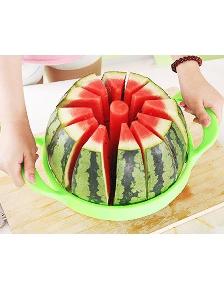 Sandía Slicer Cortador Rebanador de Patilla corta y porciona 22cm Sandía Slicer Cortador Rebanador de Patilla corta y porciona 22cm
