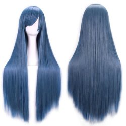 Peluca de Kanekalon Lisa 100 Cm Cosplay 1mt larga