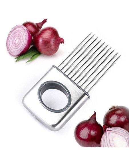 Sujetador Trincho Para Rebanar Cebolla Holder Slicer