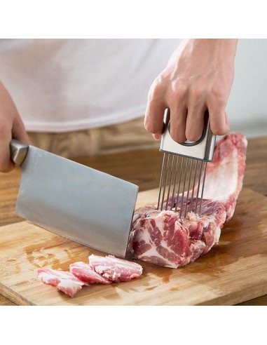Sujetador Trincho Para Rebanar Cebolla Holder Slicer