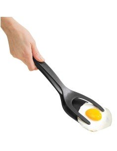 Espátula y tenaza 2en1 anti adherente para pancakes, huevos