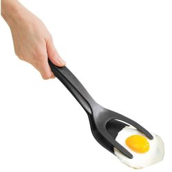 Espátula y tenaza 2en1 anti adherente para pancakes, huevos