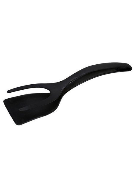 Espátula y tenaza 2en1 anti adherente para pancakes, huevos
