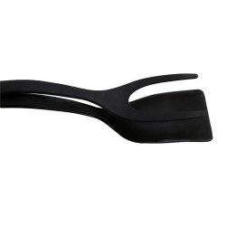 Espátula y tenaza 2en1 anti adherente para pancakes, huevos