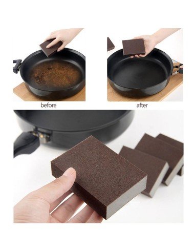 Esponja Mágica para limpieza en la cocina remueve suciedad