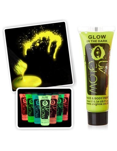 Pintura para el cuerpo Brilla en la oscuridad Paint glow In the dark