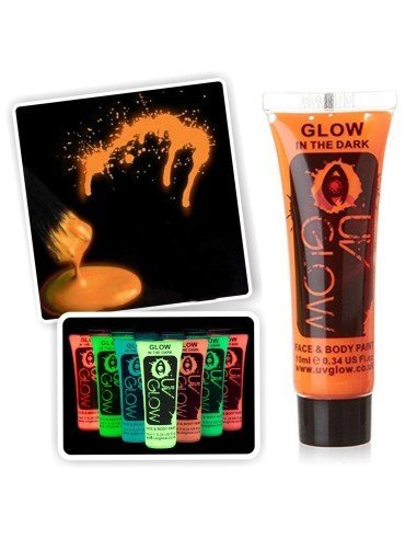 Pintura para el cuerpo Brilla en la oscuridad Paint glow In the dark