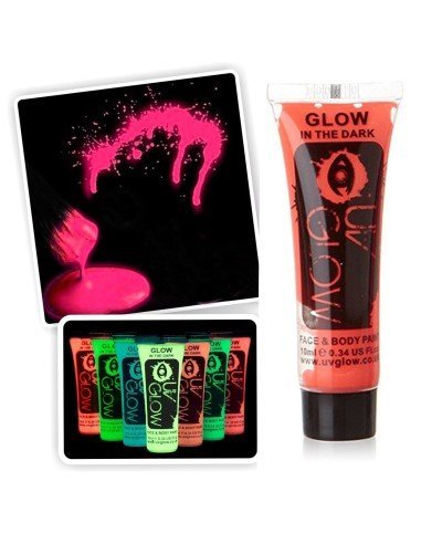 Pintura para el cuerpo Brilla en la oscuridad Paint glow In the dark