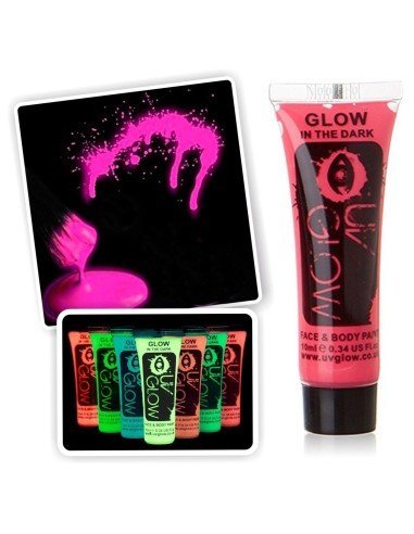 Pintura para el cuerpo Brilla en la oscuridad Paint glow In the dark
