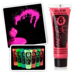 Pintura para el cuerpo Brilla en la oscuridad Paint glow In the dark
