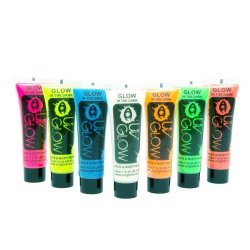 Pintura para el cuerpo Brilla en la oscuridad Paint glow In the dark Verde