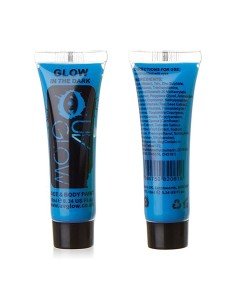 Pintura para el cuerpo Brilla en la oscuridad Paint glow In the darkAzul 2