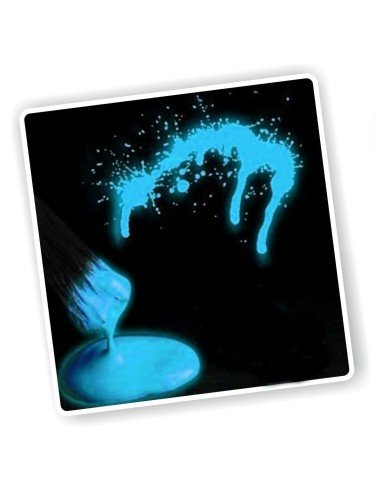 Pintura para el cuerpo Brilla en la oscuridad Paint glow In the darkAzul
