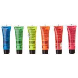 Pintura para el cuerpo Brilla en la oscuridad Paint glow In the dark Fucsia