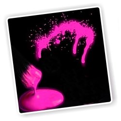 Pintura para el cuerpo Brilla en la oscuridad Paint glow In the dark Fucsia