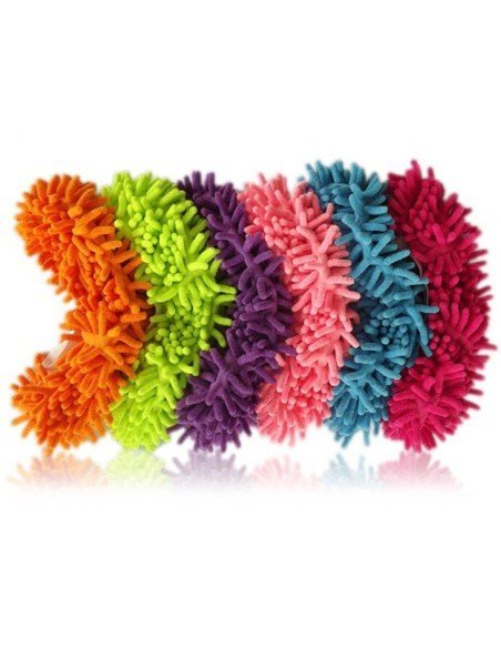 Zapatos de microfibra Limpia y policha proteje tu piso Zapatos de microfibra Limpia y policha proteje tu piso