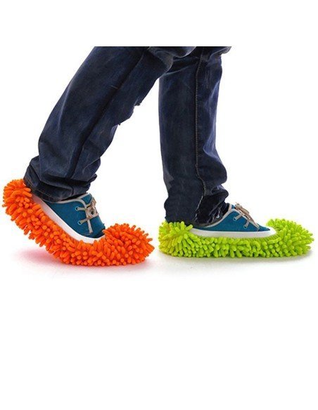 Zapatos de microfibra Limpia y policha proteje tu piso Zapatos de microfibra Limpia y policha proteje tu piso