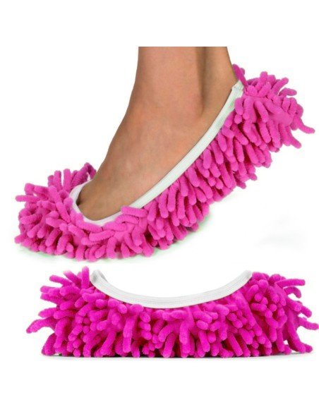 Zapatos de microfibra Limpia y policha proteje tu piso Zapatos de microfibra Limpia y policha proteje tu piso