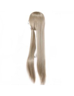 Peluca de Kanekalon Lisa 100 Cm Cosplay - Rubio Cenizo 2