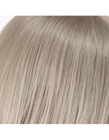 Peluca de Kanekalon Lisa 100 Cm Cosplay - Rubio Cenizo
